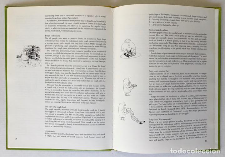 Libros de segunda mano: CARING FOR BOOKS AND DOCUMENTS. - BAYNES-COPE, A. D. - Foto 5
