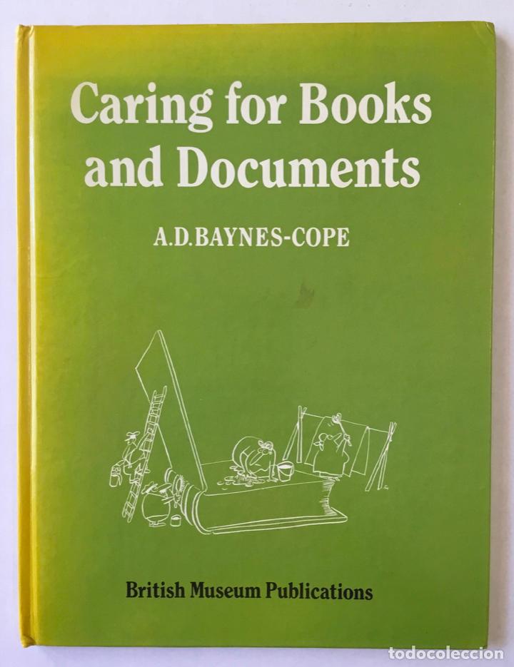 Libros de segunda mano: CARING FOR BOOKS AND DOCUMENTS. - BAYNES-COPE, A. D. - Foto 1