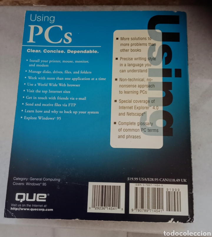 Libros de segunda mano: Libro USING PCS en Ingles. - Foto 3