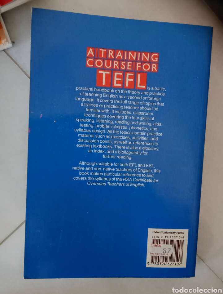 Libros de segunda mano: A TRAINING COURSE FOR TEFL - Foto 2