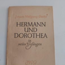 Libros de segunda mano: HERMANN UND DOROTHEA. GOETHE. EN ALEMÁN.