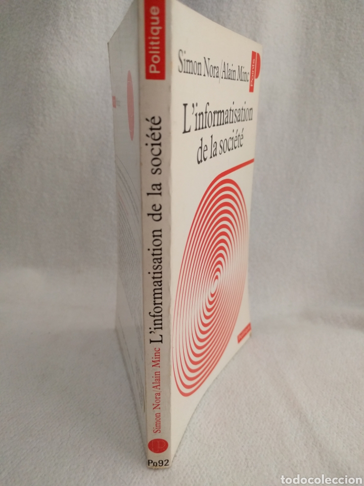Libros de segunda mano: Linformatisation de la societe. Simon Nora. Alain Minc. - Foto 4