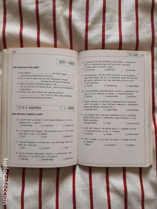 Libros de segunda mano: VOCABULARIO FUNDAMENTAL DEL ALEM&Aacute;N. Libro de ejercicios - Foto 3