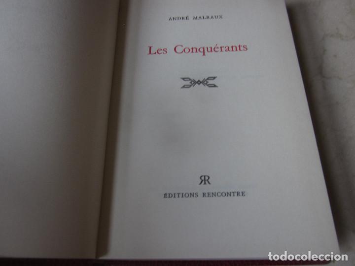 Libros de segunda mano: ANDRE MALRAUX - LES CONQUERANTS - EDITIONS RENCONTRE - Foto 3