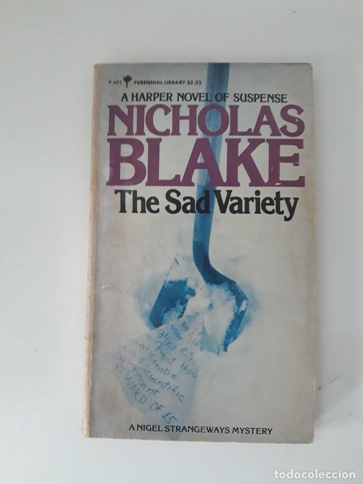 Libros de segunda mano: THE SAD VARIETY - NICHOLAS BLAKE - Foto 1