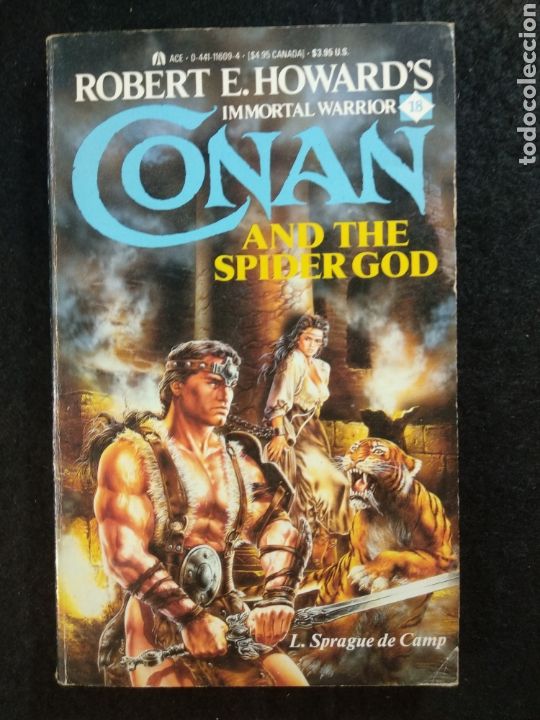 Libros de segunda mano: Conan and the Spider god. Robert E. Howard. - Foto 1