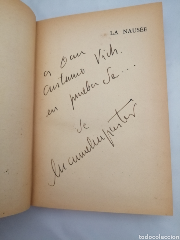 Libros de segunda mano: LA NAUS&Eacute;E (PROBABLE PRIMERA EDICI&Oacute;N 1938) - Foto 3