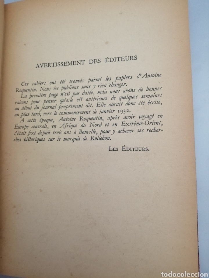 Libros de segunda mano: LA NAUS&Eacute;E (PROBABLE PRIMERA EDICI&Oacute;N 1938) - Foto 5