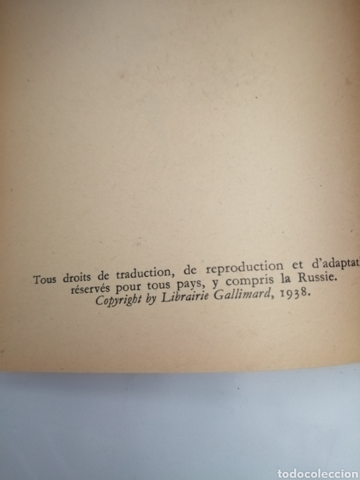 Libros de segunda mano: LA NAUS&Eacute;E (PROBABLE PRIMERA EDICI&Oacute;N 1938) - Foto 7