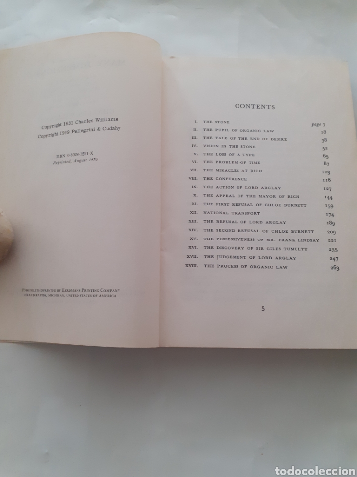 Libros de segunda mano: Many dimensions, ingl&eacute;s, Charles Williams, 1976 - Foto 2