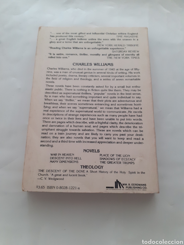 Libros de segunda mano: Many dimensions, ingl&eacute;s, Charles Williams, 1976 - Foto 3