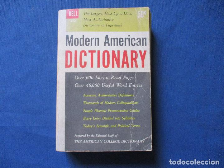 Libros de segunda mano: MODERN AMERICAN DICTIONARY 1958 - Foto 1