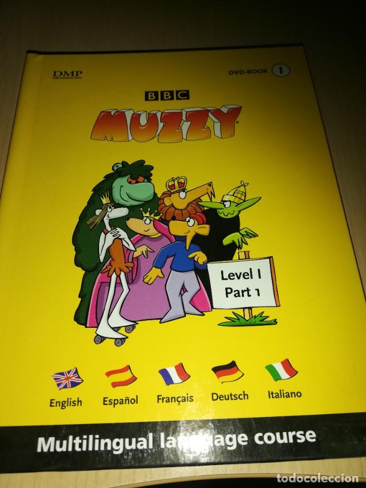 Libros de segunda mano: BBC MUZZY DVD-BOOK LEVEL 1 PART 1 MULTILINGUAL LANGUAGE COURSE - Foto 1