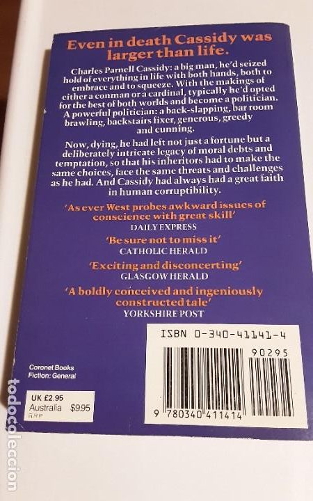 Libros de segunda mano: Cassidy - Morris West (Ingl&eacute;s) - Foto 3