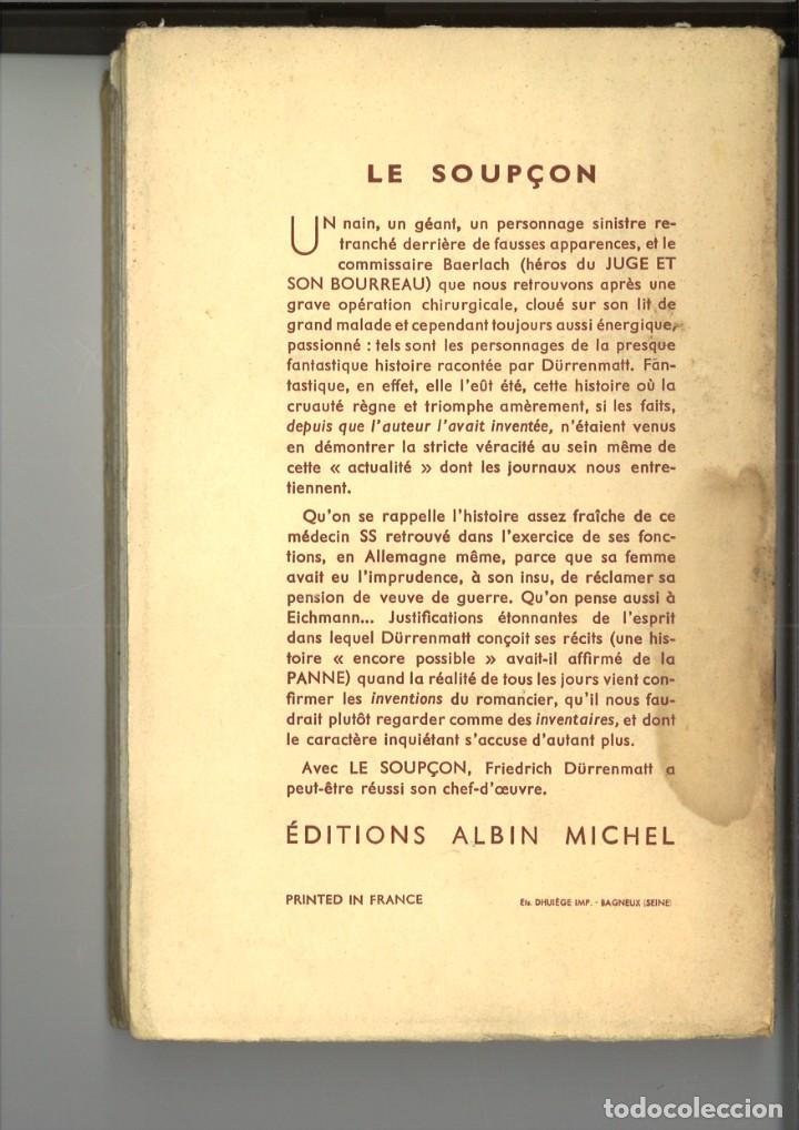 Libros de segunda mano: LE SOUP&Ccedil;ON. Friedrich D&uuml;rrenmatt - Foto 2
