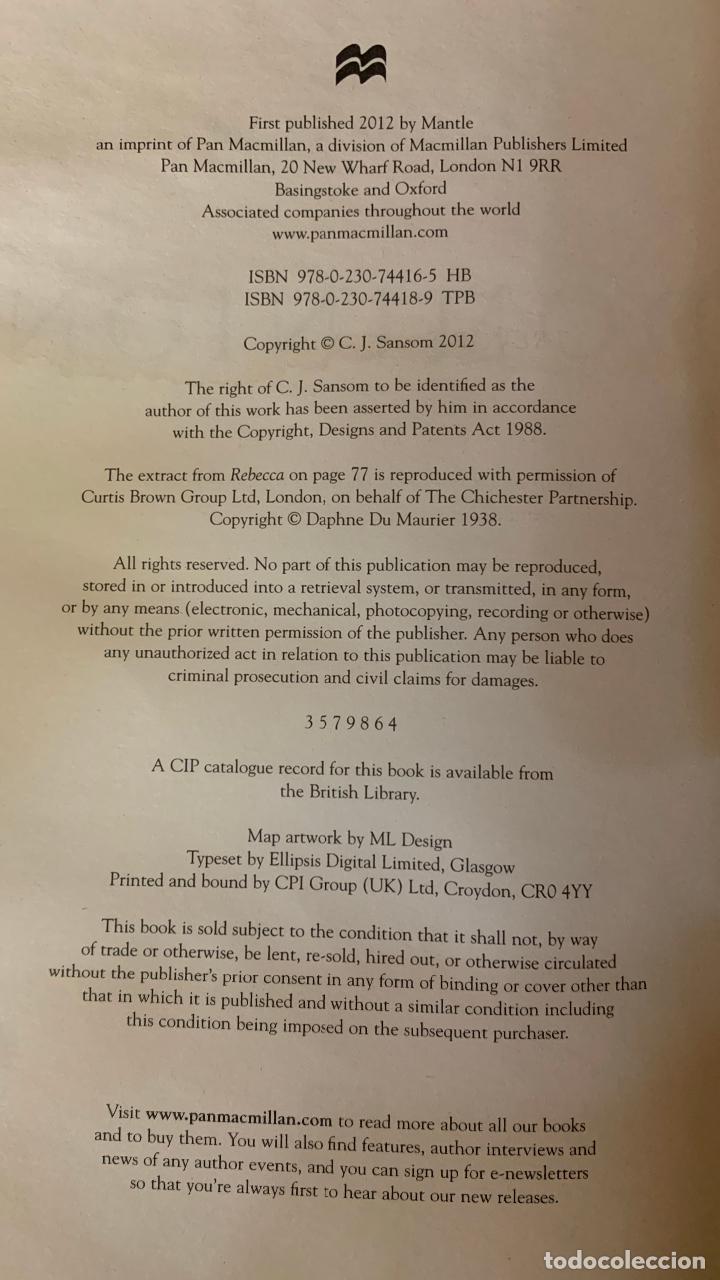 Libros de segunda mano: LIBRO EN INGLES, DOMINION C.J SANSOM - Foto 2