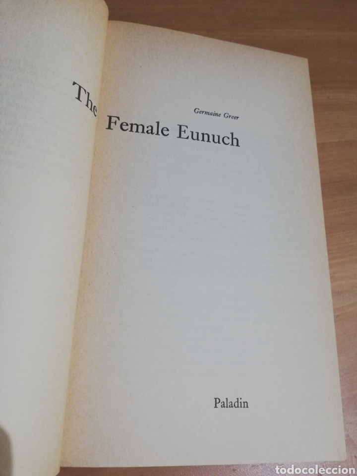 Libros de segunda mano: THE FEMALE EUNUCH (GERMAINE GREER) - Foto 2