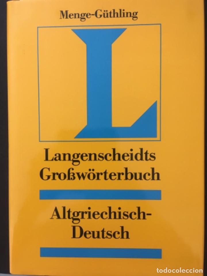 Libri di seconda mano: LANGENSCHEIDTS GROSSW&Ouml;RTERBUCH, ALTGRIECHISCH DEUTSCH, HERMANN MENGE