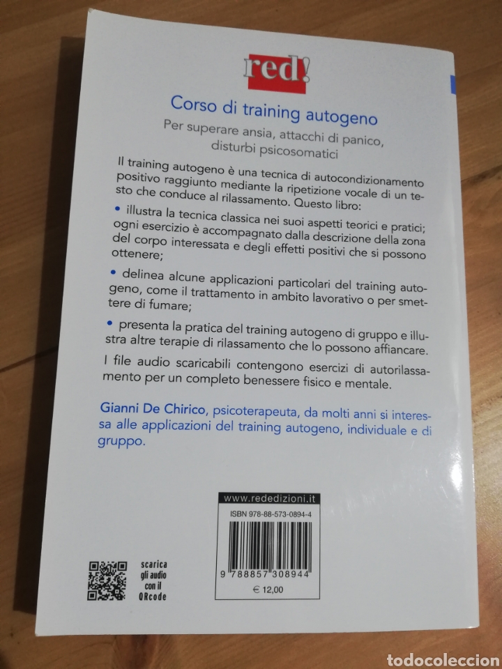 Libros de segunda mano: CORSO DI TRAINING AUTOGENO (GIANNI DE CHIRICO) - Foto 5