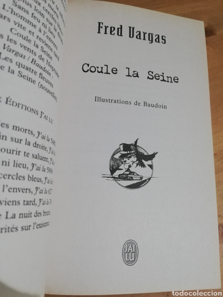Libros de segunda mano: COULE LA SEINE (FRED VARGAS) - Foto 2