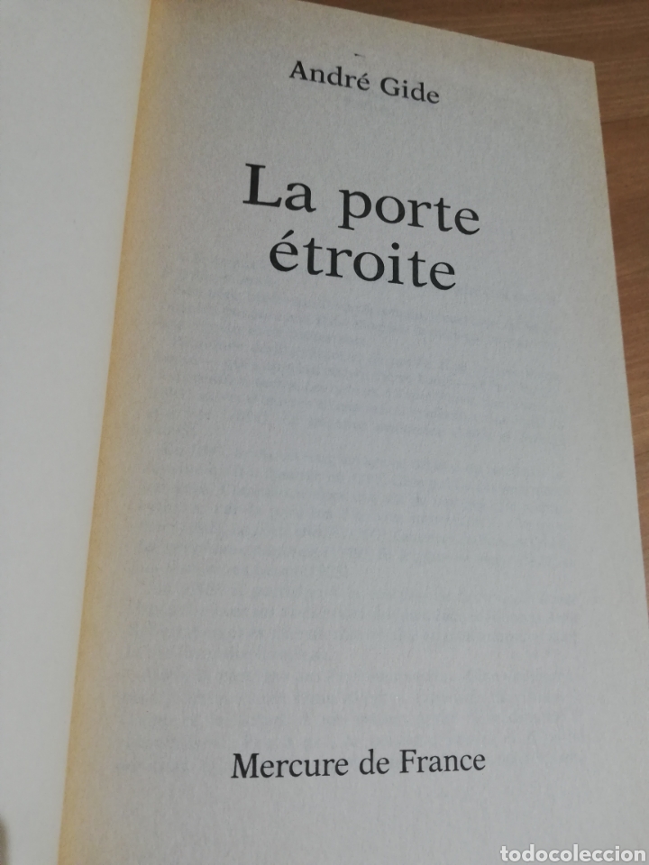 Libros de segunda mano: LA PORTE &Eacute;TROITE (ANDR&Eacute; GIDE) - Foto 2