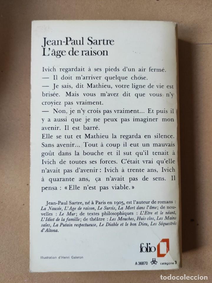 Libros de segunda mano: LAGE DE RAISON - Sartre - Foto 2