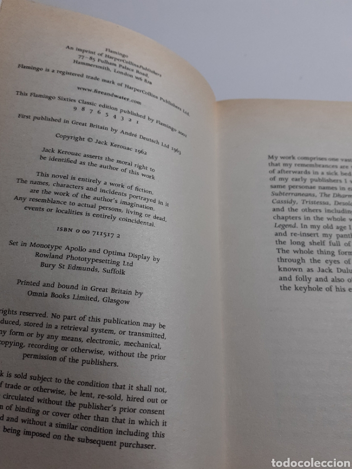 Libros de segunda mano: Big Sur Jack Kerouac ingl&eacute;s 2001 - Foto 4
