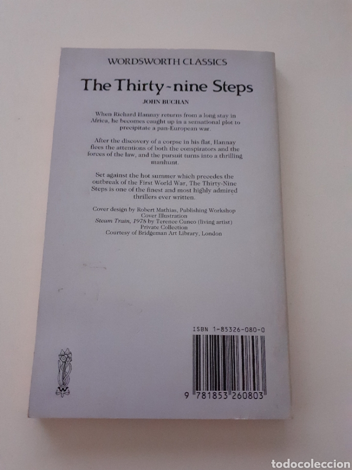 Libros de segunda mano: The thirty-nine steps John Buchan ingl&eacute;s - Foto 2