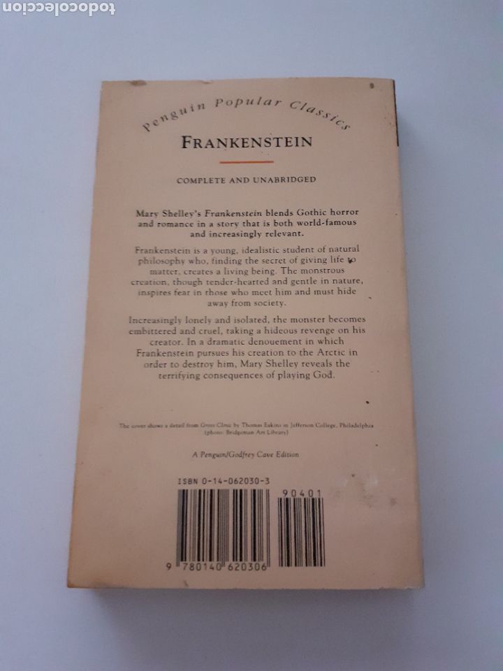 Libros de segunda mano: Frankenstein, Mary Shelley, ingl&eacute;s - Foto 2