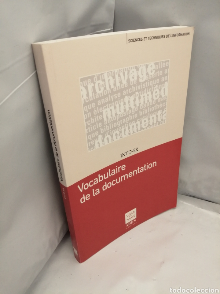 Libros de segunda mano: INTD-ER. VOCABULAIRE DE LA DOCUMENTATION - Foto 3