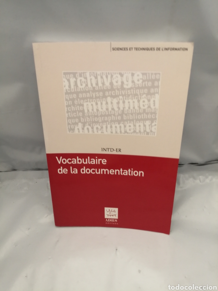 Libros de segunda mano: INTD-ER. VOCABULAIRE DE LA DOCUMENTATION - Foto 1