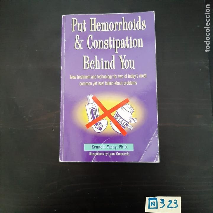 Libros de segunda mano: Put hemorrhoids & constipation behind you - Foto 1