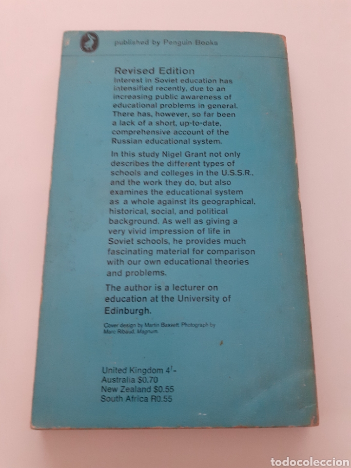 Libros de segunda mano: Soviet education, Nigel Grant, ingl&eacute;s 1968 - Foto 7