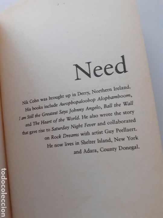 Libros de segunda mano: Need, Nik Cohn, ingl&eacute;s 1996 - Foto 3