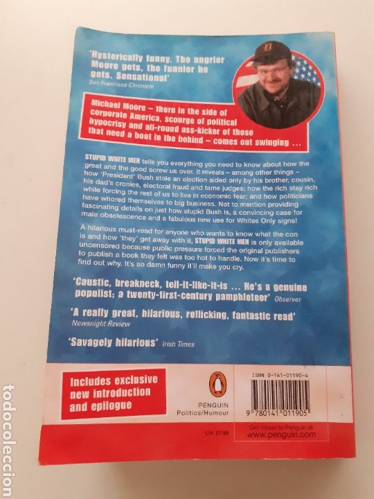Libros de segunda mano: Stupid White Men, Michael Moore ingl&eacute;s 2002 - Foto 4