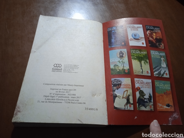 Libros de segunda mano: Libro JULES. Didier van Cauwelaert. EN FRANC&Eacute;S. - Foto 5