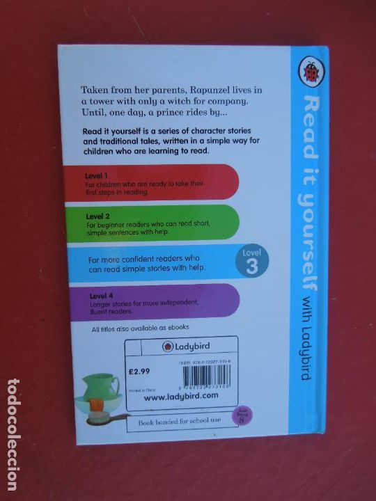 Libros de segunda mano: RAPUNZEL - READ IT YOURSELF - LEVEL 3 - LADYBIRD. - Foto 2