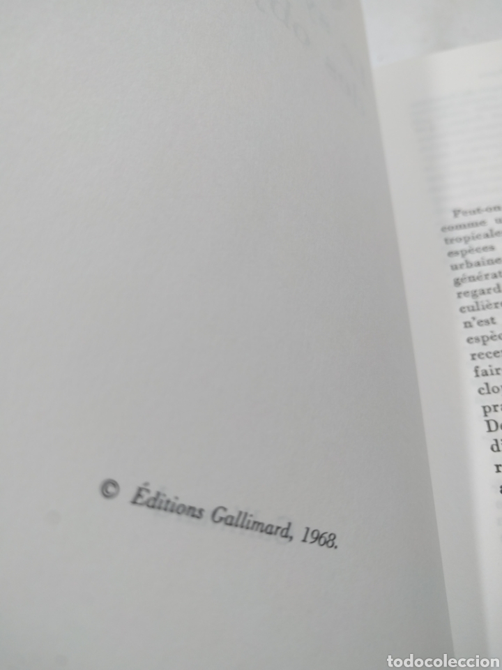 Libros de segunda mano: Jean Baudrillard. Le Systeme des objets. Tel Gallimard - Foto 3