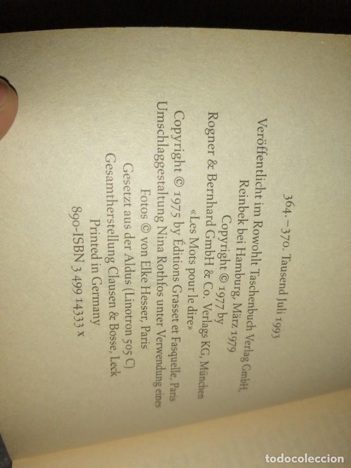 Libros de segunda mano: Libro Marie Cardinal CHATTENMUND - Foto 3