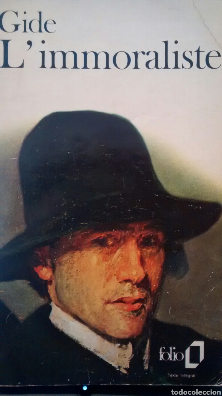 Libros de segunda mano: L&acute;IMMORALISTE DE ANDRE GIDE (FOLIO) - Foto 1