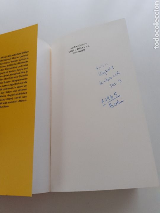 Libros de segunda mano: Michael Moore, Volle Deckung Mr Bush, 2003 alem&aacute;n - Foto 2