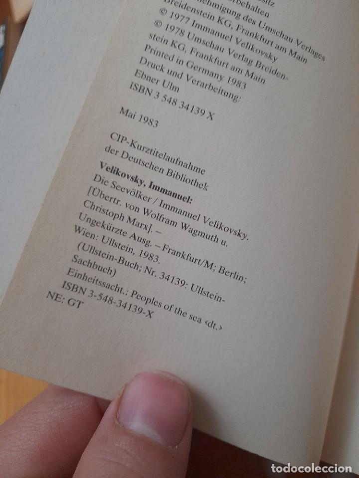 Libros de segunda mano: Libro alem&aacute;n Germany Velikovsky Die Seev&ouml;lker - Foto 2