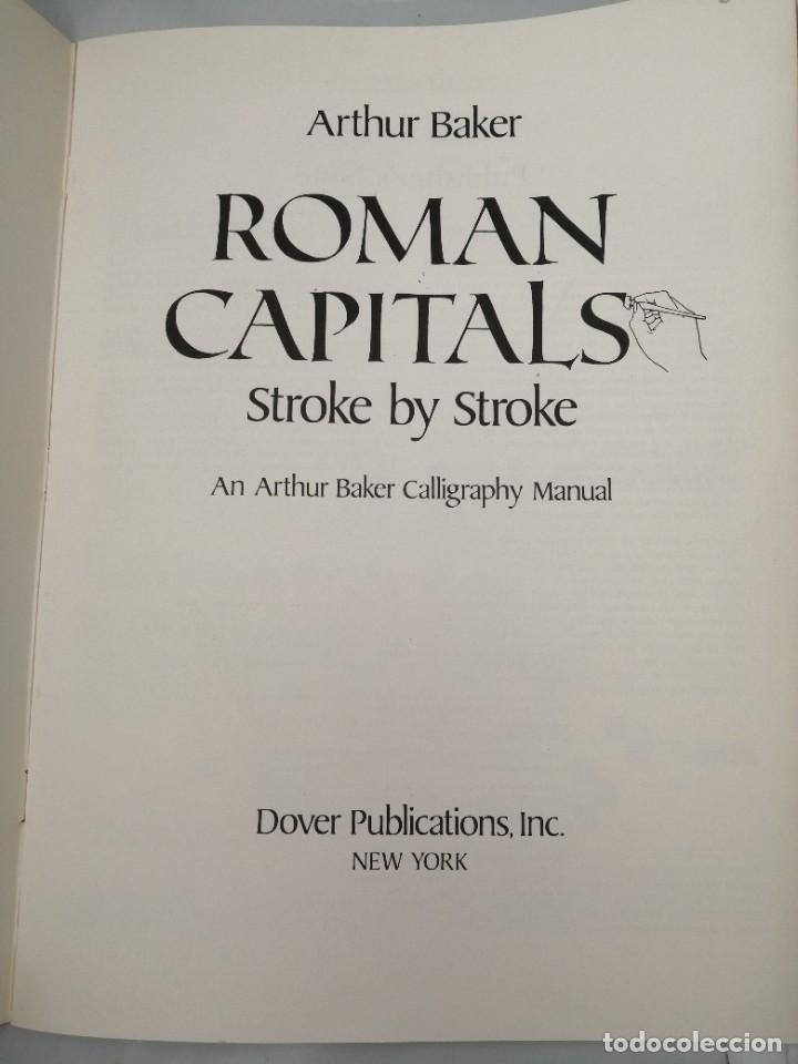 Libros de segunda mano: ROMAN CAPITALS STROKE BY STROKE - Foto 3