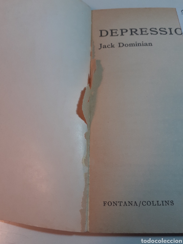Libros de segunda mano: Depression, Jack Dominian ingl&eacute;s 1976 - Foto 3