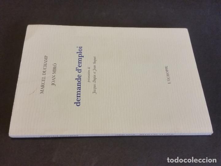 Libros de segunda mano: 2002 - MARCEL DUCHAMP, JOAN MIR&Oacute;. demande d&acute;emploi.