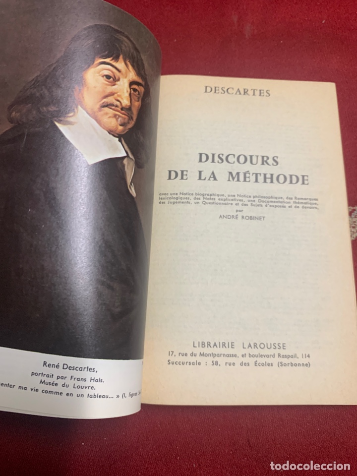 Libros de segunda mano: Discours de la m&eacute;thode. Descartes. - Foto 3