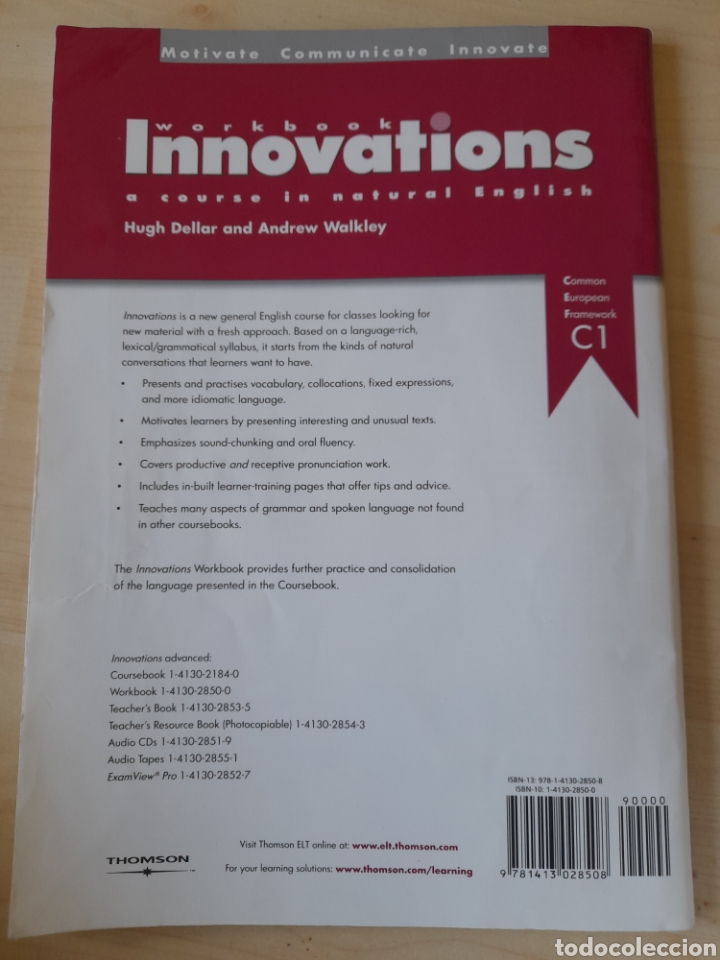 Libros de segunda mano: Innovations workbook. Ingl&eacute;s - Foto 2