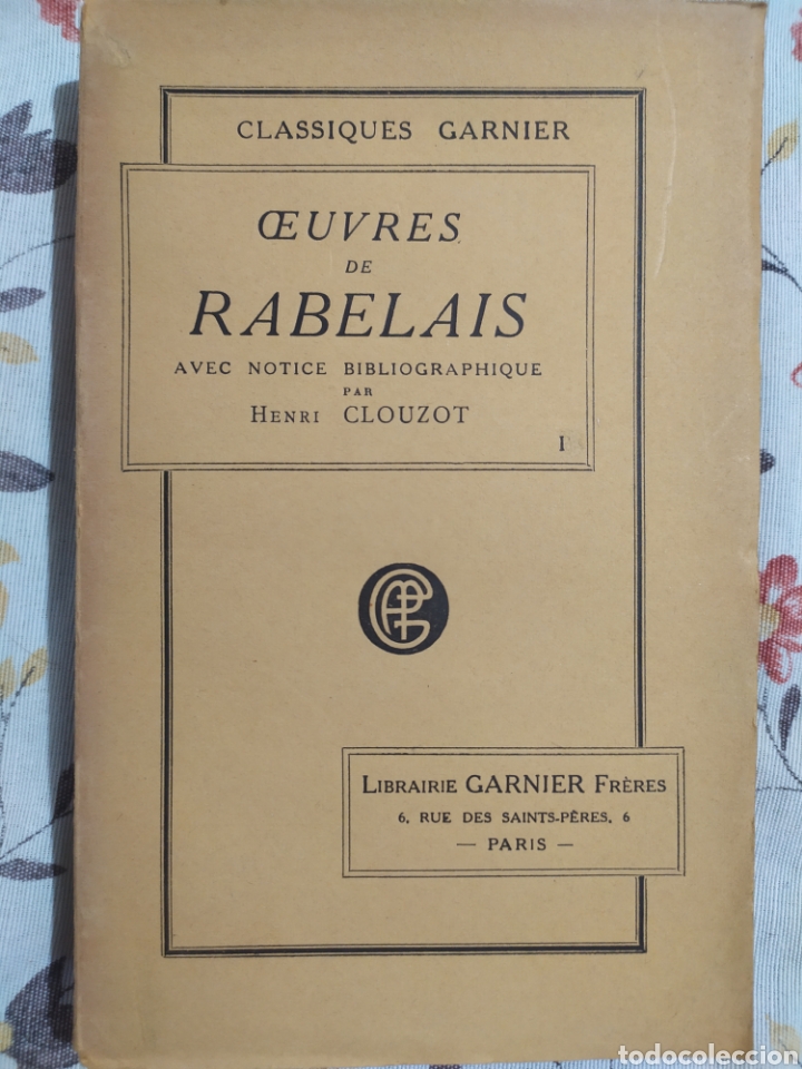 Libros de segunda mano: Rabelais. Oeuvres - Foto 1
