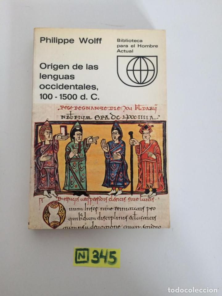 Libros de segunda mano: Origen de las lenguas occidentales - Foto 1