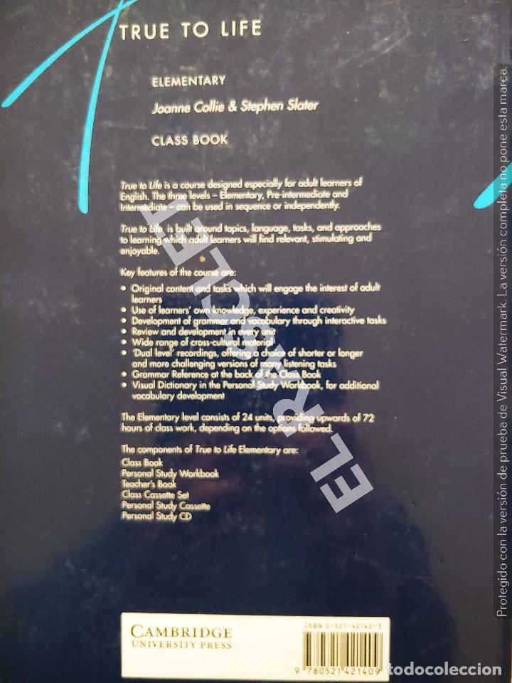 Libros de segunda mano: LIBRO DE INGLES TRUE TO LIFE - ELEMENTARY CLASS BOOK CAMBRIDGE - Foto 6